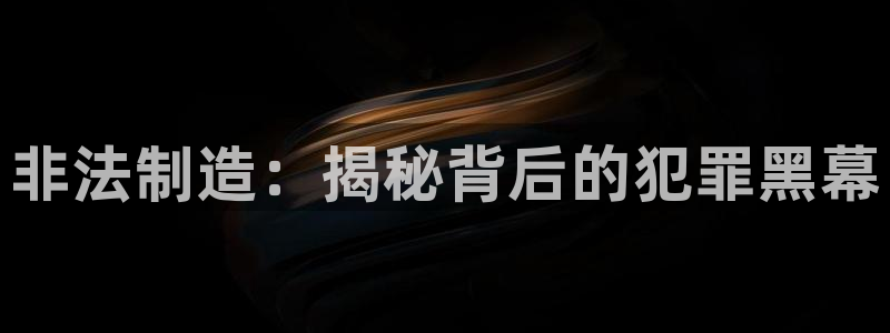 彩神ⅴll是什么样平台：非法制造：揭秘背后的犯罪黑幕