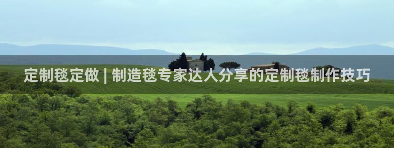 彩神大发官网：定制毯定做 | 制造毯专家达人分享的定制毯制作技巧
