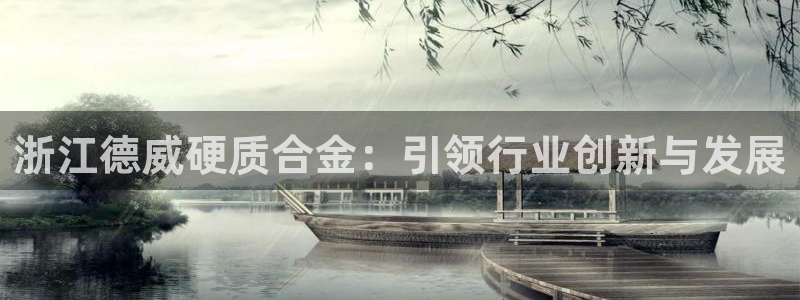 彩神V8有限公司：浙江德威硬质合金：引领行业创新与发展