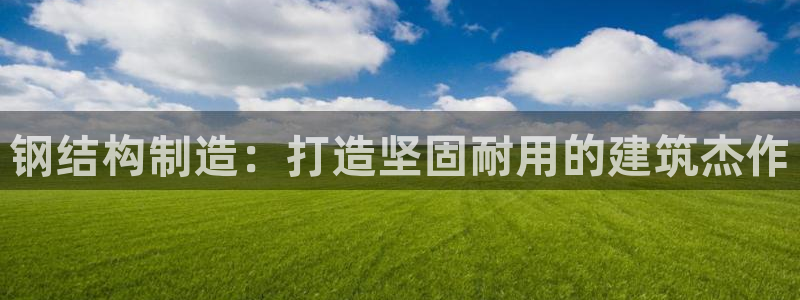彩神怎么才能赢：钢结构制造：打造坚固耐用的建筑杰作