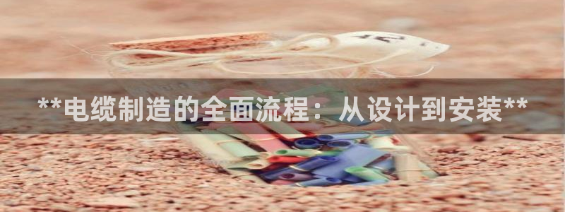 彩神购彩-购彩大厅入口：**电缆制造的全面流程：从设计到安装