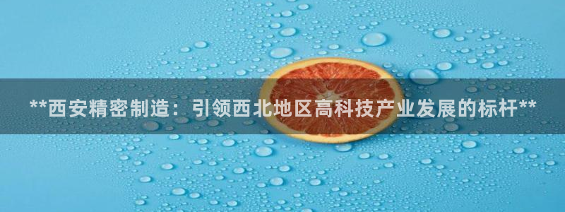 彩神v8平台正规吗安全吗：**西安精密制造：引领西北地区高科技产业发展的标杆**