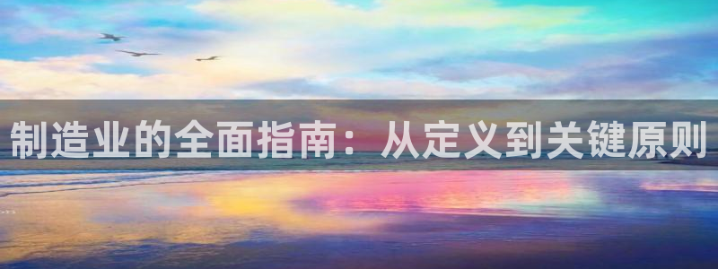 彩神ix是真的吗：制造业的全面指南：从定义到关键原则