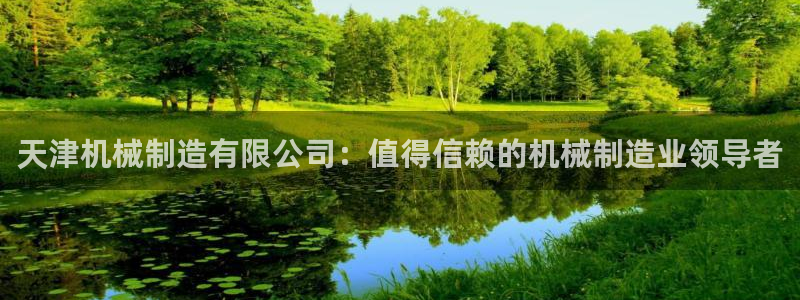 彩神v集团有限公司：天津机械制造有限公司：值得信赖的机械制造业领导者