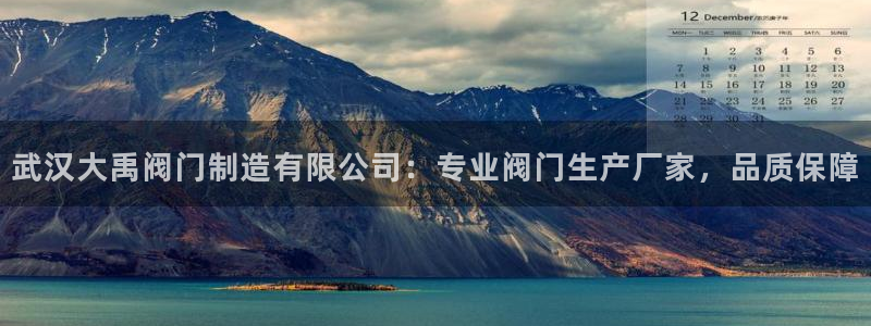 彩神合法吗.是国家认可的吗：武汉大禹阀门制造有限公司：专业阀